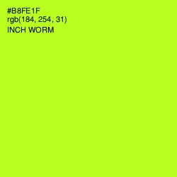 #B8FE1F - Inch Worm Color Image