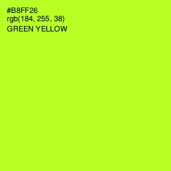 #B8FF26 - Green Yellow Color Image