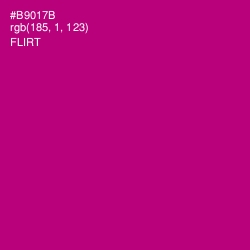 #B9017B - Flirt Color Image