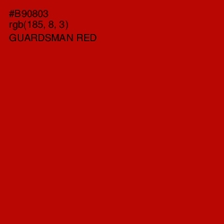 #B90803 - Guardsman Red Color Image