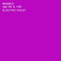 #B908C0 - Electric Violet Color Image