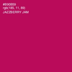 #B90B59 - Jazzberry Jam Color Image