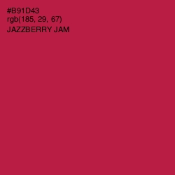 #B91D43 - Jazzberry Jam Color Image