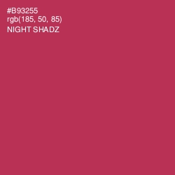 #B93255 - Night Shadz Color Image
