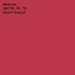 #B93749 - Night Shadz Color Image