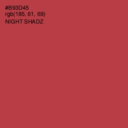 #B93D45 - Night Shadz Color Image