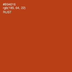 #B94016 - Rust Color Image