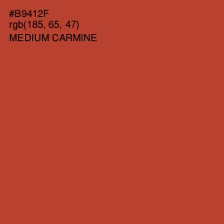 #B9412F - Medium Carmine Color Image