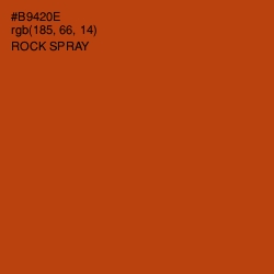 #B9420E - Rock Spray Color Image