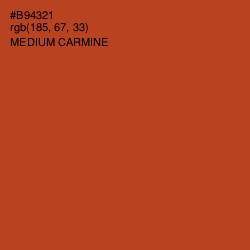 #B94321 - Medium Carmine Color Image