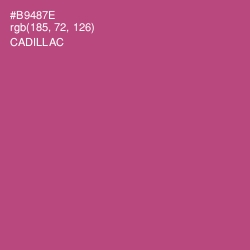 #B9487E - Cadillac Color Image