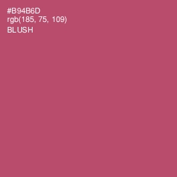 #B94B6D - Blush Color Image