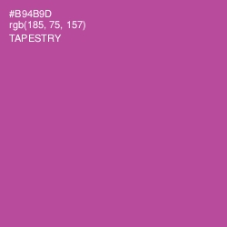 #B94B9D - Tapestry Color Image