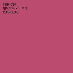 #B94C6F - Cadillac Color Image