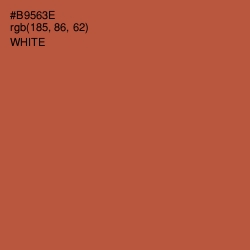 #B9563E - Brown Rust Color Image