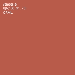 #B95B4B - Crail Color Image