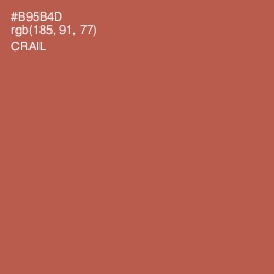 #B95B4D - Crail Color Image