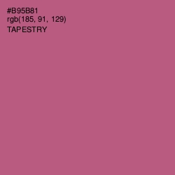 #B95B81 - Tapestry Color Image