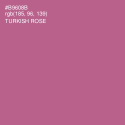 #B9608B - Turkish Rose Color Image