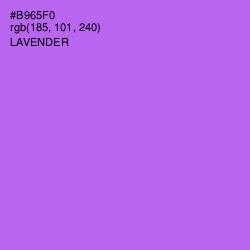 #B965F0 - Lavender Color Image
