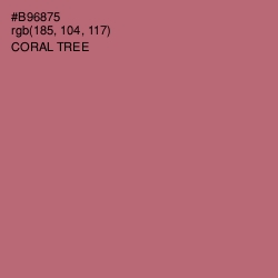 #B96875 - Coral Tree Color Image