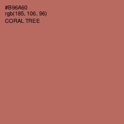 #B96A60 - Coral Tree Color Image