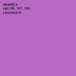 #B96BC4 - Lavender Color Image