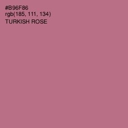 #B96F86 - Turkish Rose Color Image