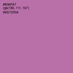 #B96FA7 - Wisteria Color Image