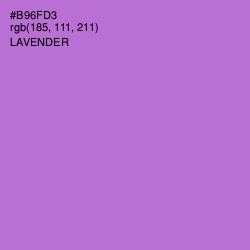 #B96FD3 - Lavender Color Image