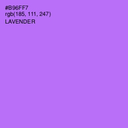 #B96FF7 - Lavender Color Image