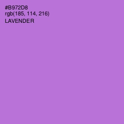 #B972D8 - Lavender Color Image