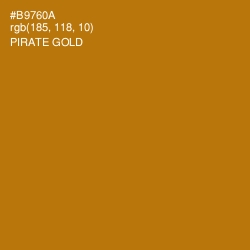 #B9760A - Pirate Gold Color Image