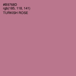 #B9768D - Turkish Rose Color Image