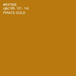 #B9790E - Pirate Gold Color Image