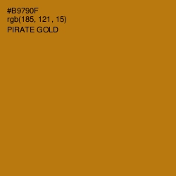 #B9790F - Pirate Gold Color Image
