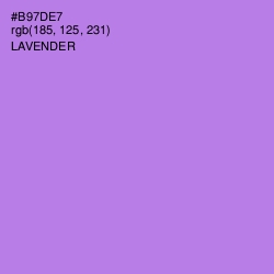 #B97DE7 - Lavender Color Image