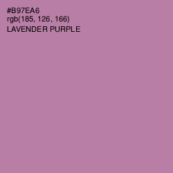 #B97EA6 - Lavender Purple Color Image