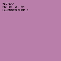 #B97EAA - Lavender Purple Color Image