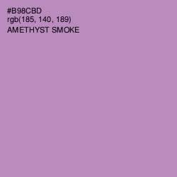 #B98CBD - Amethyst Smoke Color Image