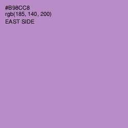 #B98CC8 - East Side Color Image