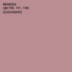 #B98D92 - Quicksand Color Image