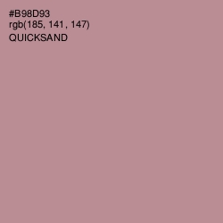 #B98D93 - Quicksand Color Image