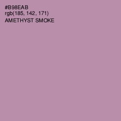 #B98EAB - Amethyst Smoke Color Image