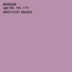 #B990AB - Amethyst Smoke Color Image