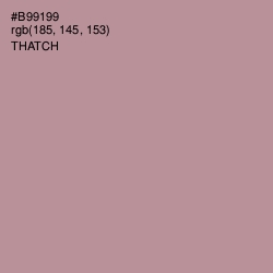 #B99199 - Thatch Color Image