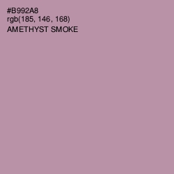 #B992A8 - Amethyst Smoke Color Image