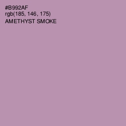 #B992AF - Amethyst Smoke Color Image