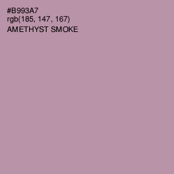 #B993A7 - Amethyst Smoke Color Image