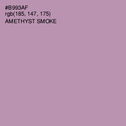 #B993AF - Amethyst Smoke Color Image